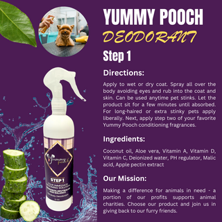 Yummy Pooch 2-Step DogOdorant