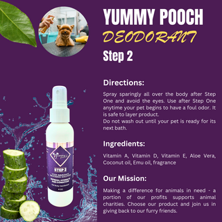 Yummy Pooch 2-Step DogOdorant